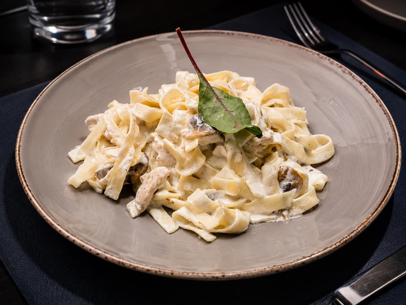Fettuccine Alfredo with Chicken